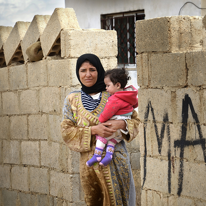 Woman with child