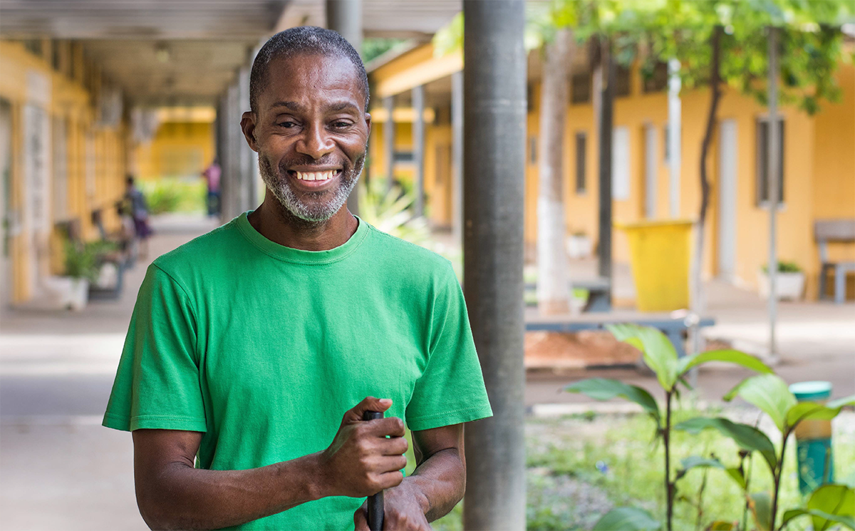 Smiling man