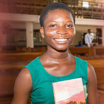 Bibles for girls in Ghana